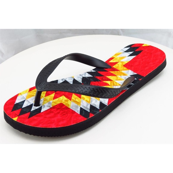 Sublimation Size Medium M Multicolor‎ Flip Flop Synthetic Men Shoes - Picture 1 of 9